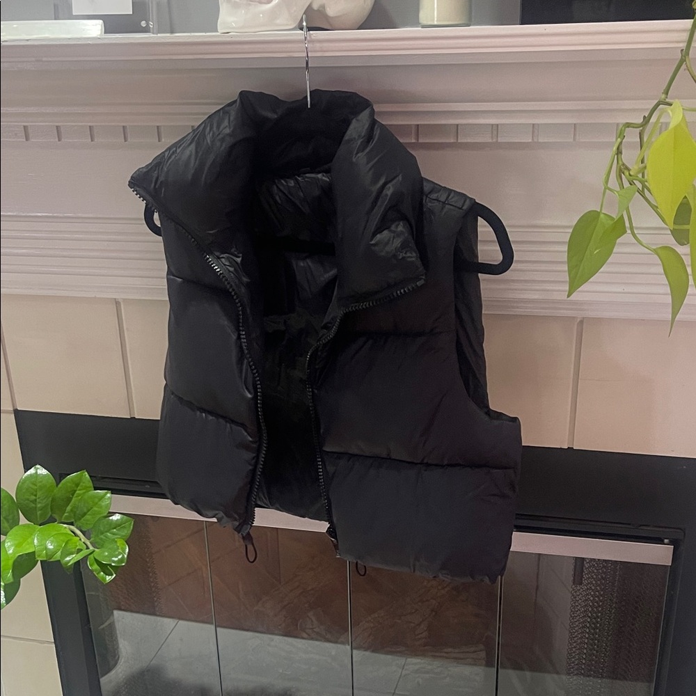 Black Puffer Vest